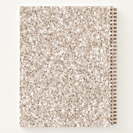 Carnet Empreinte de léopard Brown de crème       (Dos)