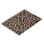 Carnet empreinte de léopard cheetah (Côté gauche)