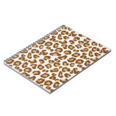 Carnet Empreinte de léopard de neige, beige, tan et crème (Côté gauche)