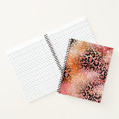 Carnet Empreinte de léopard de Parties scintillant rose e (Intérieur)