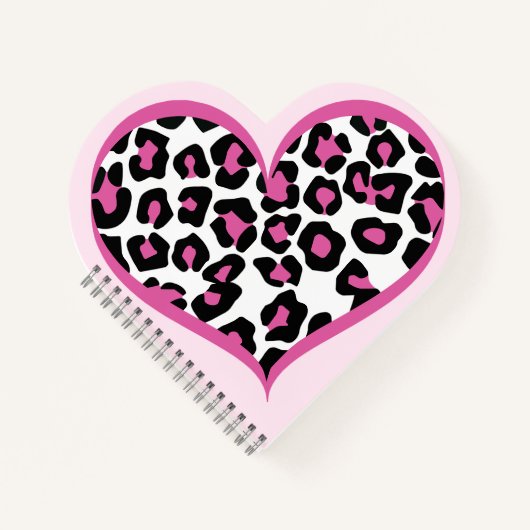 Carnet Empreinte de léopard du coeur sauvage (Devant)