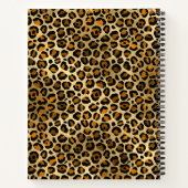Carnet Empreinte de léopard Gold et Black moderne personn (Dos)