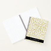 Carnet Empreinte de léopard, Leopard d'or, Parties scinti (Intérieur)