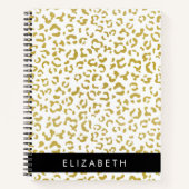 Carnet Empreinte de léopard, Leopard d'or, Parties scinti (Devant)