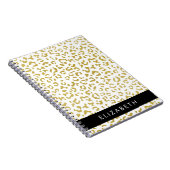 Carnet Empreinte de léopard, Leopard d'or, Parties scinti (Côté Droit)