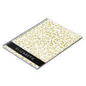 Carnet Empreinte de léopard, Leopard d'or, Parties scinti (Côté gauche)