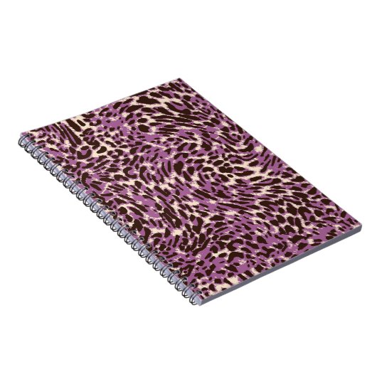 Carnet Empreinte de léopard, Motif animal classique. (Côté Droit)