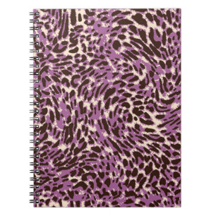 Carnet Empreinte de léopard, Motif animal classique.