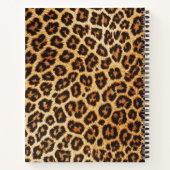 Carnet Empreinte de léopard motif Brown Bande de papier d (Dos)