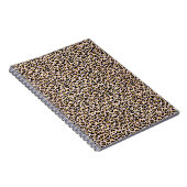 Carnet Empreinte de léopard noir rose vif (Côté Droit)