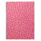 Carnet Empreinte de léopard rose (Devant)
