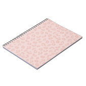 Carnet Empreinte de léopard rose (Côté gauche)