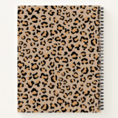 Carnet Empreinte de léopard, Spots, Leopard Brown, Votre  (Dos)