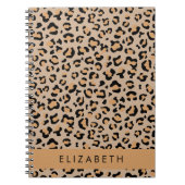 Carnet Empreinte de léopard, Spots, Leopard Brown, Votre  (Devant)