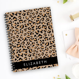 Carnet Empreinte de léopard, Spots, Leopard Brown, Votre