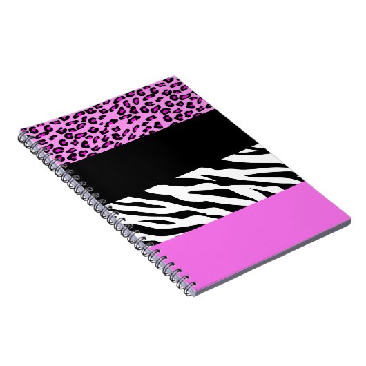 Carnet Empreinte de léopard, Zebra Print, Poster de anima (Côté Droit)