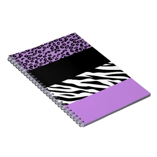 Carnet Empreinte de léopard, Zebra Print, Poster de anima (Côté Droit)