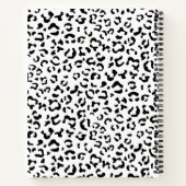 Carnet Empreinte de léopard, Zones Léopard, Noir Et Blanc (Dos)