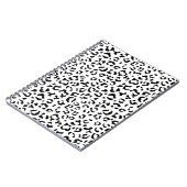 Carnet Empreinte de léopard, Zones Léopard, Noir Et Blanc (Côté gauche)