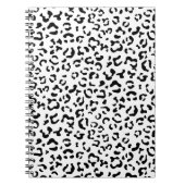 Carnet Empreinte de léopard, Zones Léopard, Noir Et Blanc (Devant)