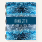 Carnet Empreinte de lune de méduse (Devant)