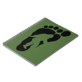 Carnet Empreinte de pas de Bigfoot (Côté gauche)