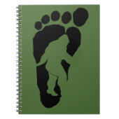 Carnet Empreinte de pas de Bigfoot (Devant)