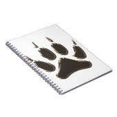 Carnet empreinte de pas de loup (Côté Droit)