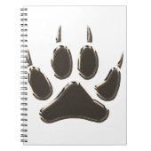 Carnet empreinte de pas de loup (Devant)