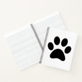 CARNET EMPREINTE DE PATTE (Intérieur)