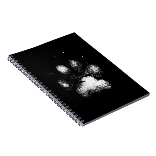 Carnet Empreinte de patte Baxter (Côté Droit)