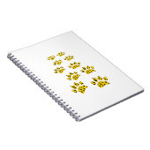 Carnet Empreinte de patte Cheetah (Côté Droit)