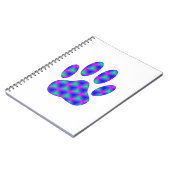 Carnet Empreinte de patte cosmique (Côté gauche)