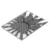 Carnet Empreinte de patte de chien style manga (Côté gauche)