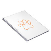 Carnet Empreinte de patte de chiot (Côté Droit)