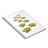 Carnet Empreinte de patte léopard (Côté Droit)