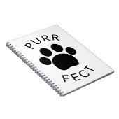 Carnet Empreinte de patte parfait pour chat (Côté Droit)