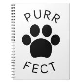 Carnet Empreinte de patte parfait pour chat (Devant)