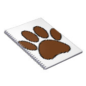 Carnet Empreinte de patte Pixel Dog (Côté Droit)