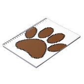 Carnet Empreinte de patte Pixel Dog (Côté gauche)