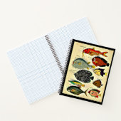 Carnet empreinte de poisson (Intérieur)