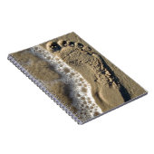 Carnet Empreinte De Sable De Plage (Côté Droit)