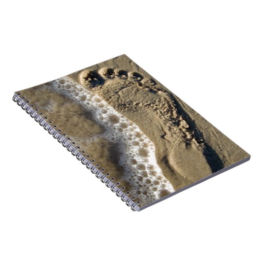 Carnet Empreinte De Sable De Plage (Côté Droit)