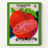 Carnet Empreinte de tomates dans les années 1950 (Dos)