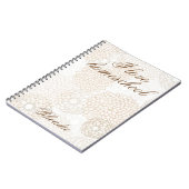 Carnet Empreinte florale à thème Homeschool (Côté gauche)