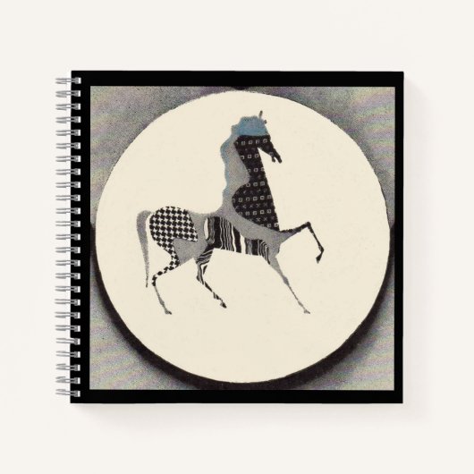 Carnet empreinte patchwork (Devant)
