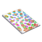 Carnet Empreinte spirale colorée (Côté Droit)