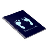 Carnet Empreintes bébé (Garçon) (Côté Droit)