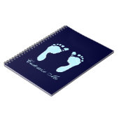 Carnet Empreintes bébé (Garçon) (Côté gauche)