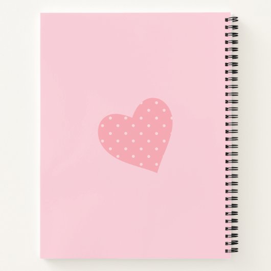 Carnet Empreintes Bébé Rose Cute (Dos)
